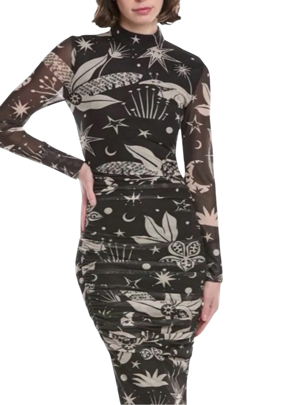 New Farm RIO Cerrado Sky Midi Dress - Picture 1 of 4